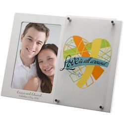 Love is All Around Personalized Photo Frame