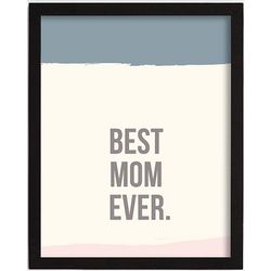 Personalized Best Mom Ever Framed Wall Art