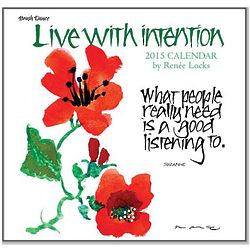 Live with Intention 2015 Wall Calendar
