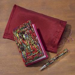 Bangle Journal with Pouch and Pen