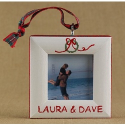Personalized Wreath Christmas Ornament