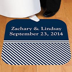 Nautical Personalized Wedding Floor Cling