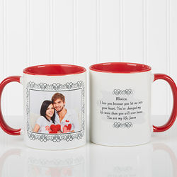 My Words To You Custom Message and Picture Coffee Mug