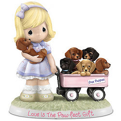 Precious Moments Love is the Paw-fect Gift Figurine