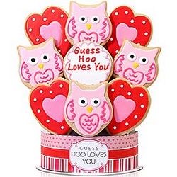 Hoo Loves You 9 Piece Cookie Bouquet