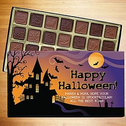 Happy Halloween Personalized Box of Chocolates