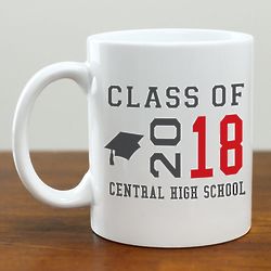 Class of Personalized Graduation Cap Ceramic Mug