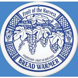 Fruit of the Harvest Ceramic Bread Warmer