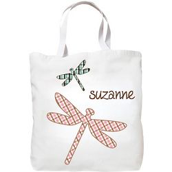 Dragonfly Personalized Tote Bag