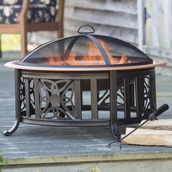 Celtic Knot Fire Pit with Accessories
