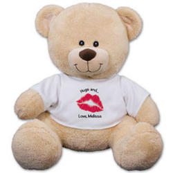 Personalized Big Kiss Teddy Bear