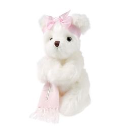 Pink Prayer Bear Stuffed Animal
