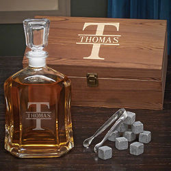Oakmont Personalized Whiskey Gift Set for Him