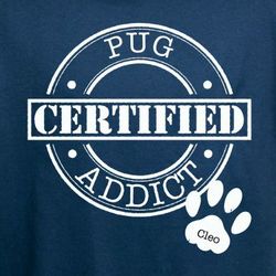 Personalized Certified Dog Addict T-Shirt