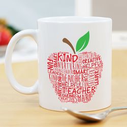 Teacher Word Art Ceramic Mug