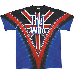 The Who Long Live Rock Union Jack Tie Dye T-Shirt