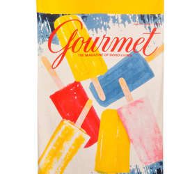 Gourmet Magazine Popsicles Beach Towel