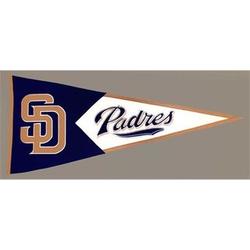 San Diego Padres Wool Pennant Banner