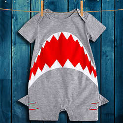 Fintastic Shark Bite Infant Bodysuit