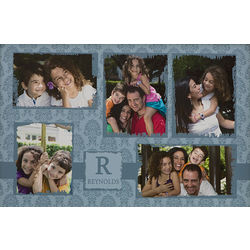 Personalized Five Photo Collage 16x24 Canvas