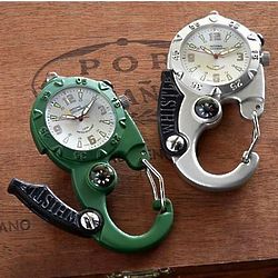 Carabiner Whistle Clip Watch