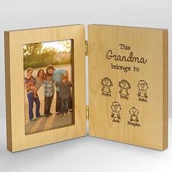 Personalized Belongs To Hinged Wood Frame