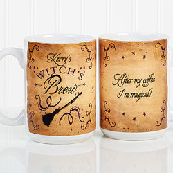 Personalized Witch's Brew Coffee Mug
