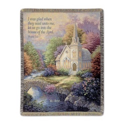 Church in the Country Throw