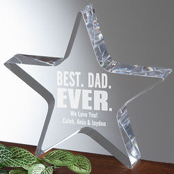 Best. Dad. Ever. Personalized Award