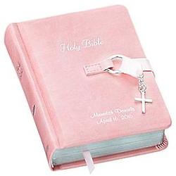 Personalized Pink Simply Charming Children's Bible