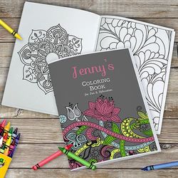 Her Personalized Fun Design Coloring Book