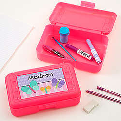 Personalized Just For Her Pencil Box