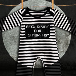 Been Inside For 9 Months Jailhouse Infant Bodysuit