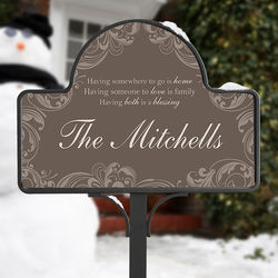 Family Blessing Yard Sign