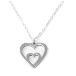 Hand Crafted Sterling Silver Heart Necklace