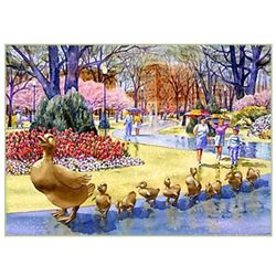 Spring Ducklings Art Print