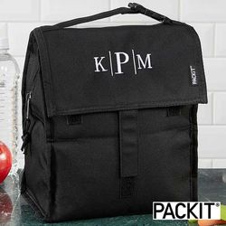PackIt Freezable Lunch Bag with Embroidered Monogram