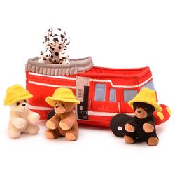 Teddy Bear Fire Truck Playset