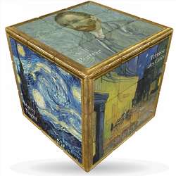 V-Cube 3x3 Van Gogh Art Cube Twisty Puzzle