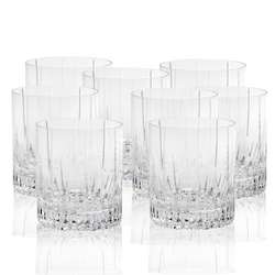 Arctic Lights Crystal Double Old Fashioned Glasses