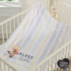 Personalized Precious Moments Bless This Child Baby Blanket