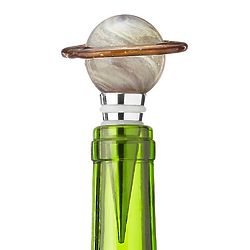 Saturn Glow-in-the-Dark Bottle Stopper