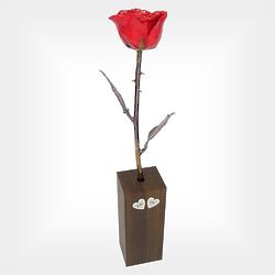 Copper Rose in Personalized Stand