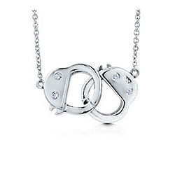 Sterling Silver Handcuffs Necklace
