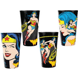 Wonder Woman Pint Glasses