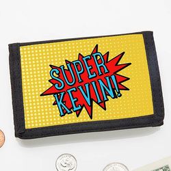 Kid's Personalized Super Hero Wallet