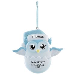 Personalized Baby Owl Ornament