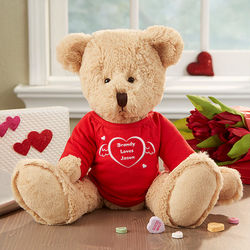 Personalized Heart Teddy Bear