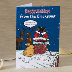 Merry Stressmas Personalized Christmas Cards