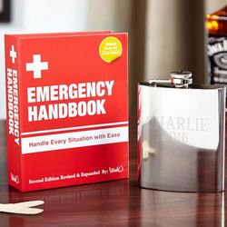 Emergency Handbook Hidden Flask